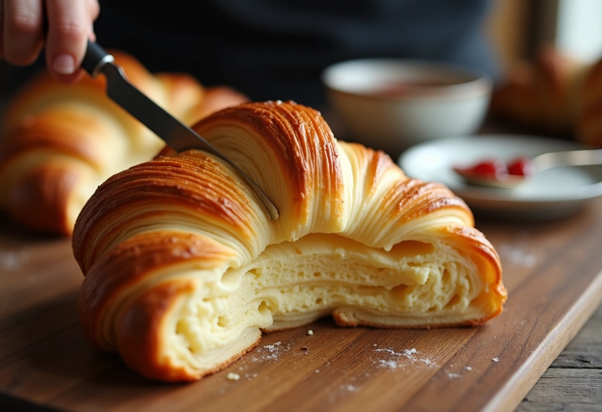 croissant  petit-déjeuner